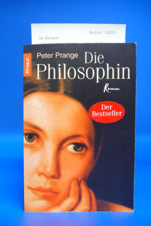 Die Philosophin Roman - Peter Prange